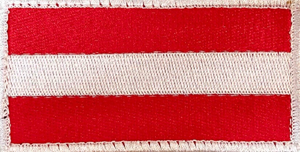Austrian Flag Patch