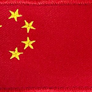 China National Flag Embroidered Badge