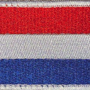 Dutch National Flag Embroidered Badge