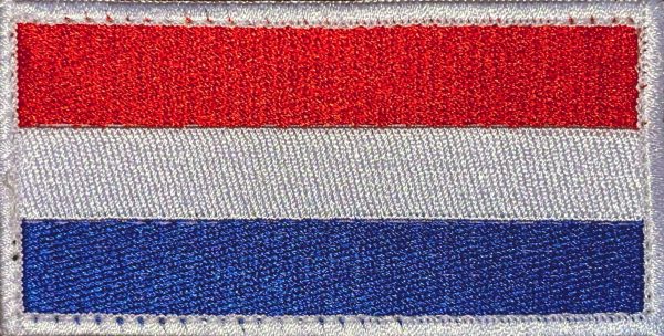 Dutch National Flag Embroidered Badge