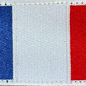 French National Flag Embroidered Badge