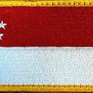 Singaporean Flag Patch