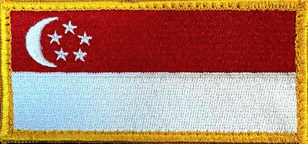 Singaporean Flag Patch