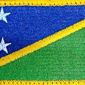 Solomon Islands National Flag Embroidered Badge