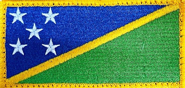 Solomon Islands National Flag Embroidered Badge
