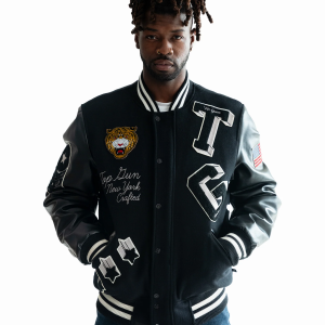 .TOP GUN® MEN'S "TIGER" VARSITY JACKET