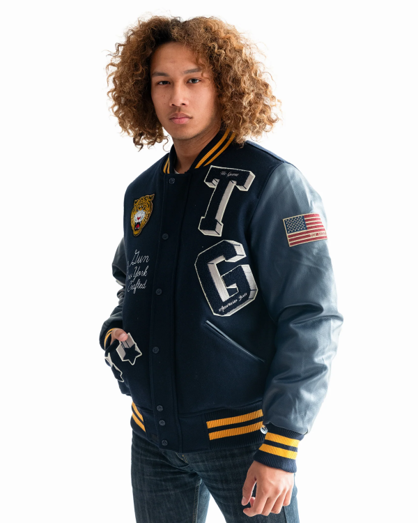 .TOP GUN® MEN’S “TIGER” VARSITY JACKET - Image 2