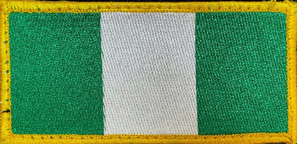Nigerian Flag Patch