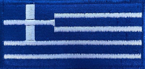 Greek Flag Patch