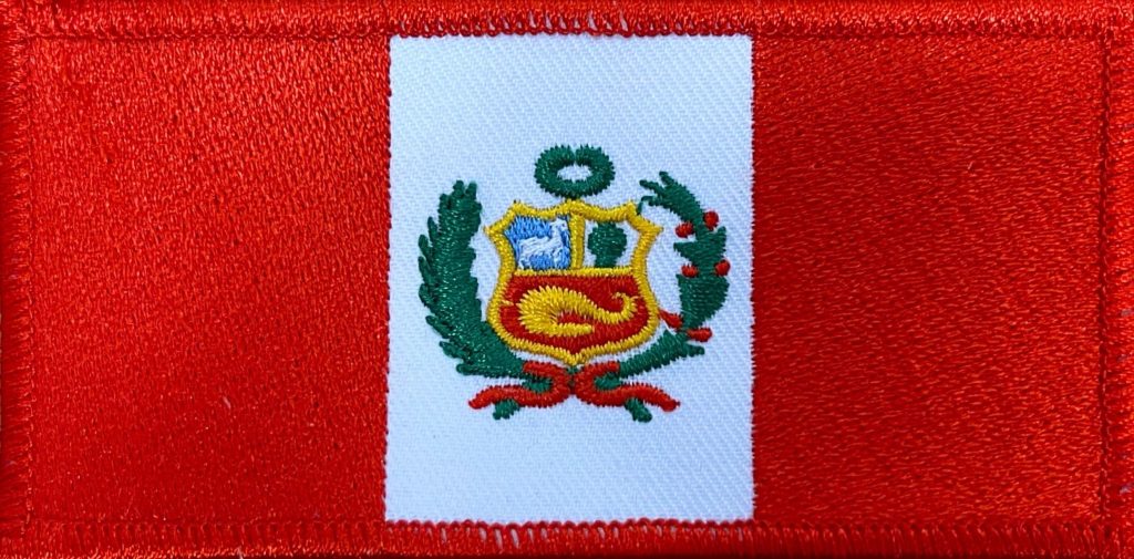 Peruvian Flag Patch
